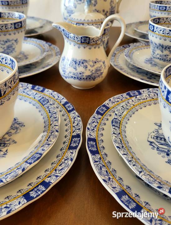 Oscar Schaller Bawaria China Blau serwis 6 osób