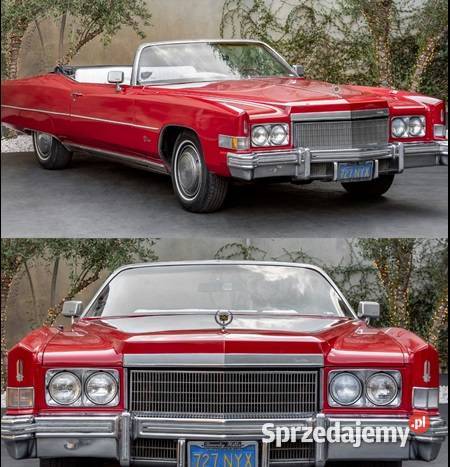 Cadillac Eldorado listwa Chrom na maskę przód Będzin