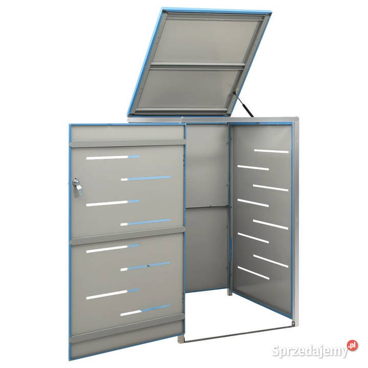 Osłona na 1 kosz na śmieci 69x775x1125 stal Pozostałe