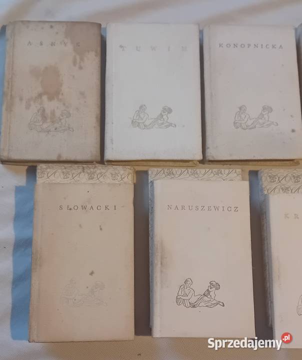 Zestaw 9 książek miniaturek z serii Poeci Polscy Antykwariat wielkopolskie sprzedam
