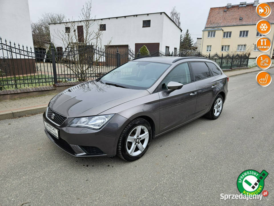 Seat Leon Opłacony Zdrowy Zadbany Serwisowany ST przyciemniane szyby warmińsko-mazurskie Kisielice
