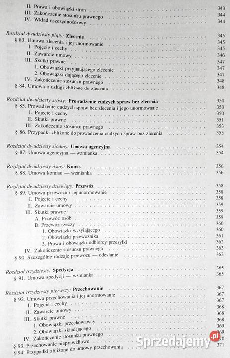 Zobowiązania Zarys wykładu Witold Czachórski miękka Chełm