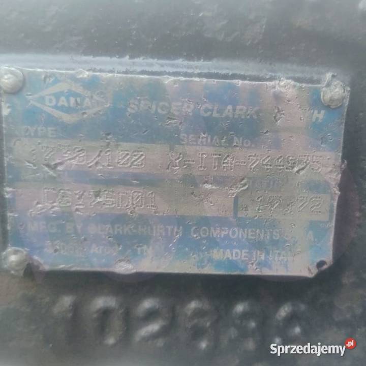 Zwolnica kompletna Dana 303073 303074 V31790910 wielkopolskie Wilkowo sprzedam