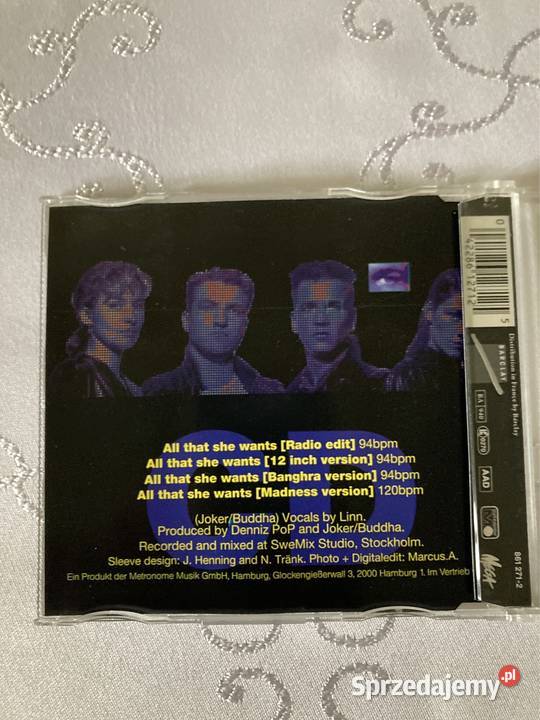 Płyta Cd Single Ace Of Base All That She Wants 1 płyta Czerwionka-Leszczyny