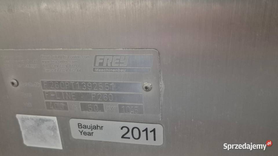 FREY FLINE F260 KL6 Nadziewarka próżniowa z Krotoszyn