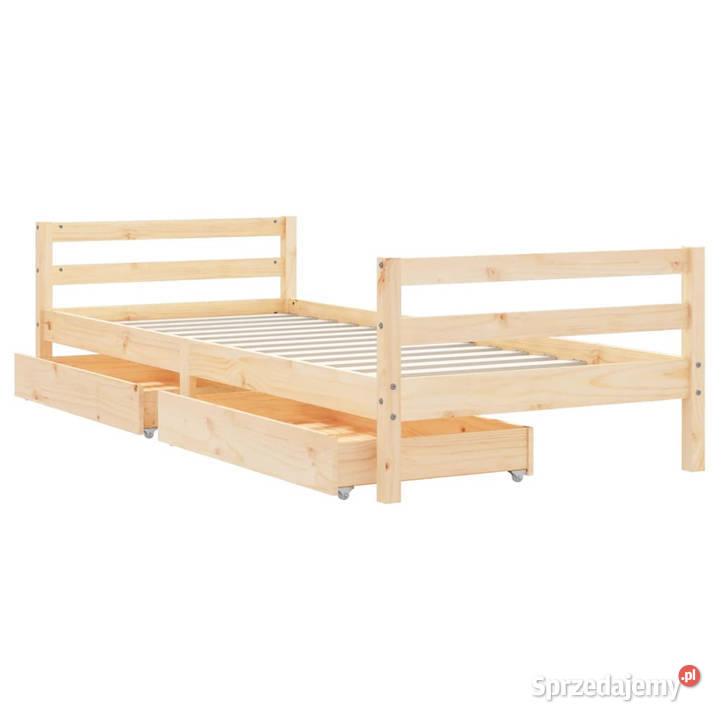 Rama łóżka dziecięcego z szufladami 90x200 mazowieckie Warszawa