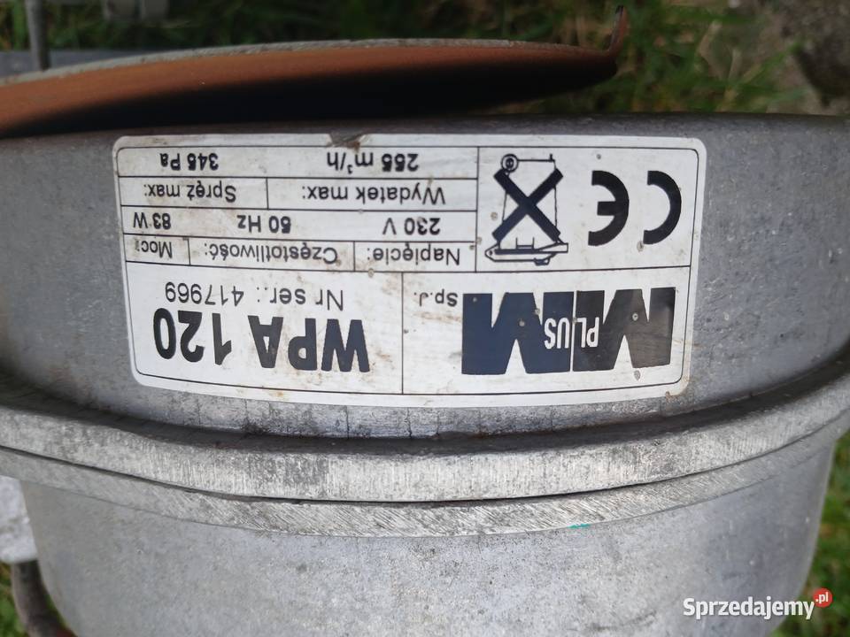 wentylator do pieca WPA 120 Hajnówka
