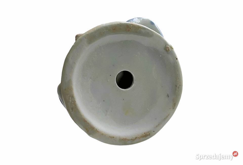 Figurka porcelanowa dziewczynka z harfą i psem mazowieckie Warszawa