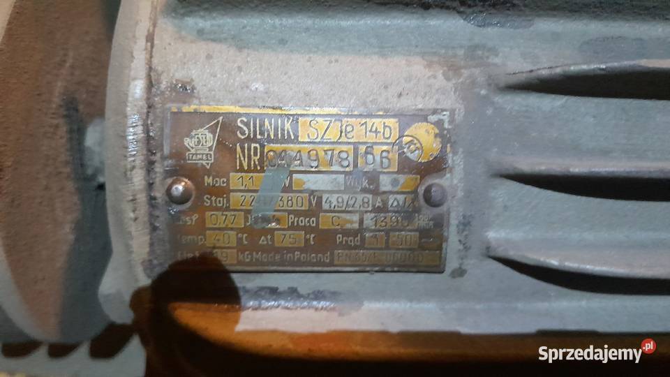 Silnik elektryczny 11 kW 230V 400V 1390 obrmin Maleszowa