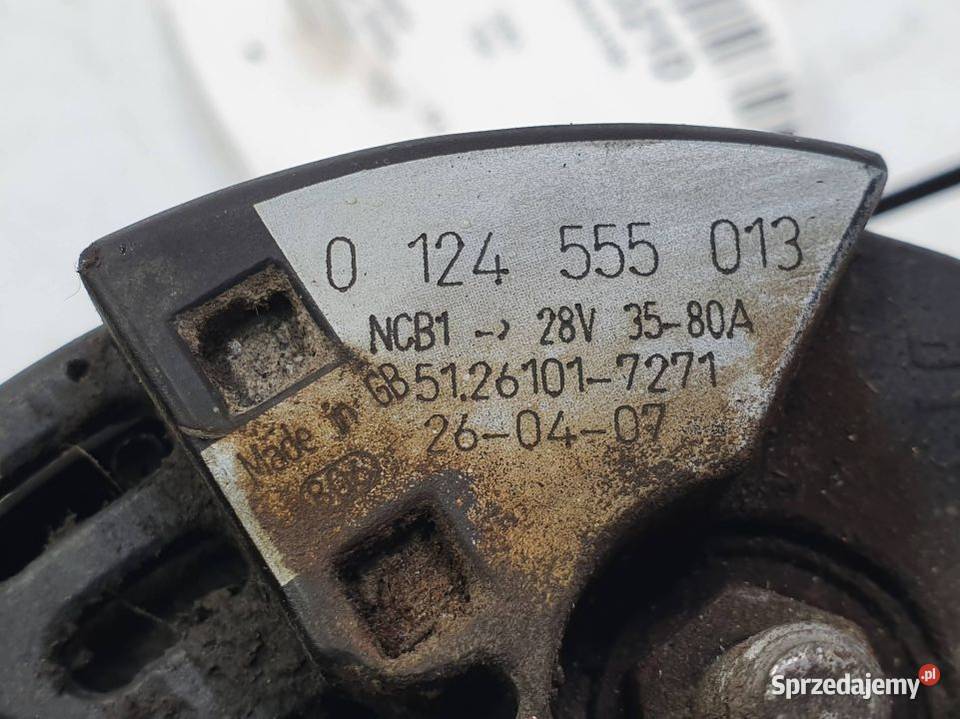 ALTERNATOR MAN TGA 0124555013 Lipno