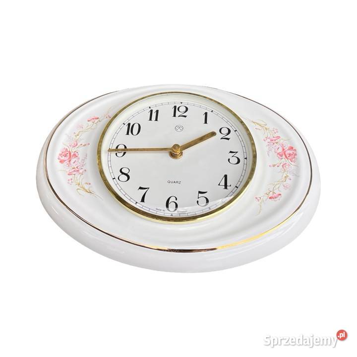 Zegar ścienny porcelanowy Wallendorfer Porzellan