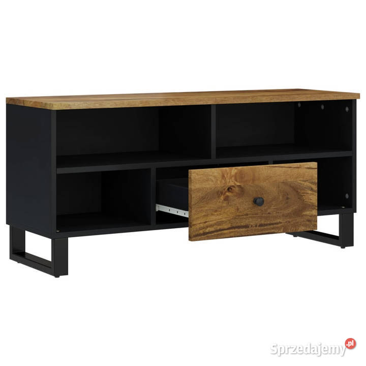Szafka RTV 100x33x46 mango i materiał Warszawa sprzedam