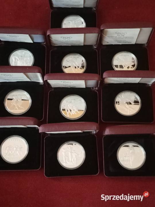 100 lat Igrzysk Olimpijskich 18961996 Srebro UNC Siedlce