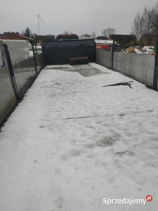 Przyczepa tandem ciężarowa podwozie do słomy