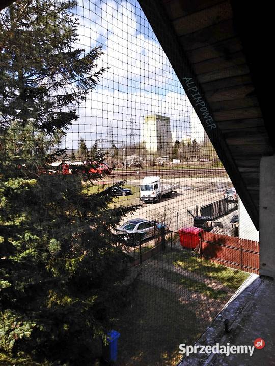 Siatka kotów na balkon montaż bez wiercenia Warszawa