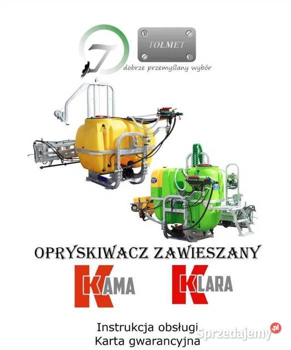 Instrukcja obsługi opryskiwacz KAMA opryskiwacz Pozostałe