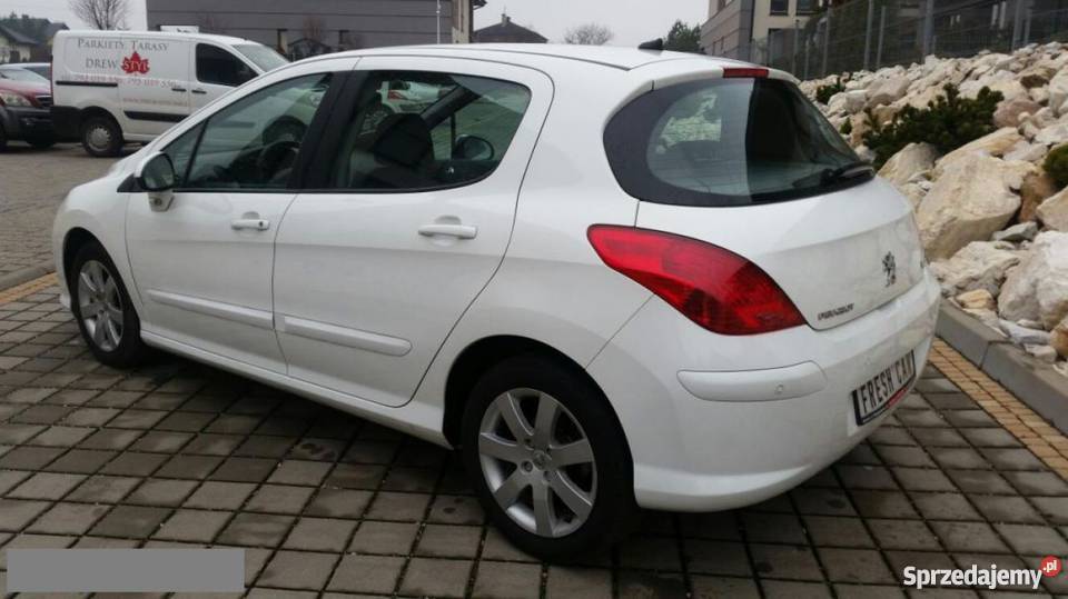 Na sprzedaż nieuszkodzony Peugeot 308 bialy bezwypadkowy śląskie Rybnik