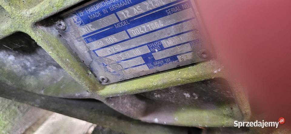 SKRZYNIA BIEGÓW AUTOMAT ZF 12AS2130TD MAN DAF ciężarowe pomorskie