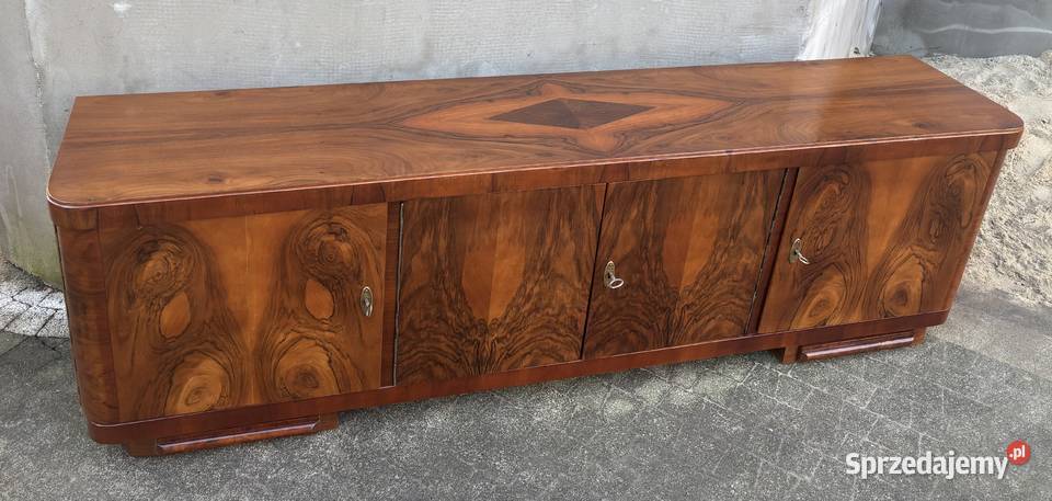 KomodaSzafka RTV ArtDeco Orzech 195 Antyk