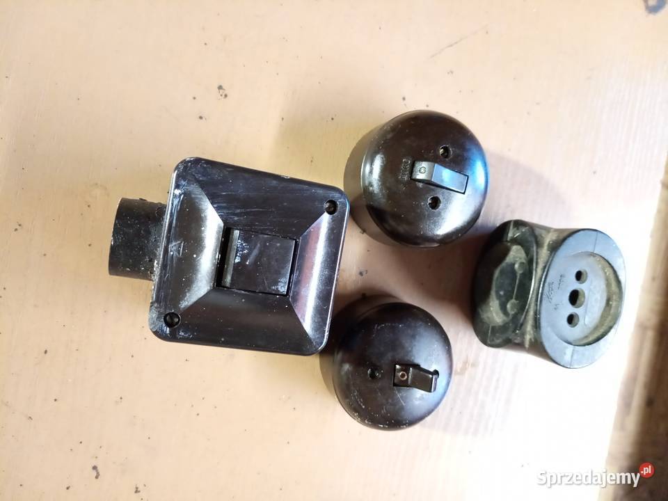 Przełącznik wyłącznik bakielit prl loft podkarpackie Stalowa Wola