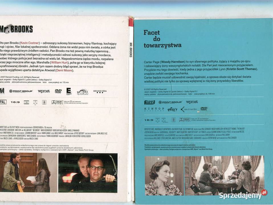 MrBrooks Facet do towarzystwa 2 Filmy DVD DVD zachodniopomorskie Szczecin