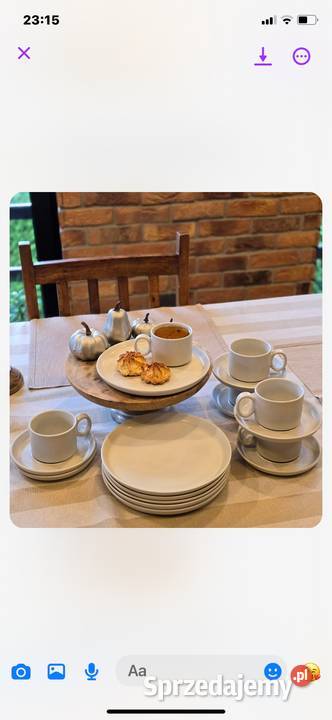 139 Zestaw kawowyśniadaniowy 18 elementów Zabrze sprzedam