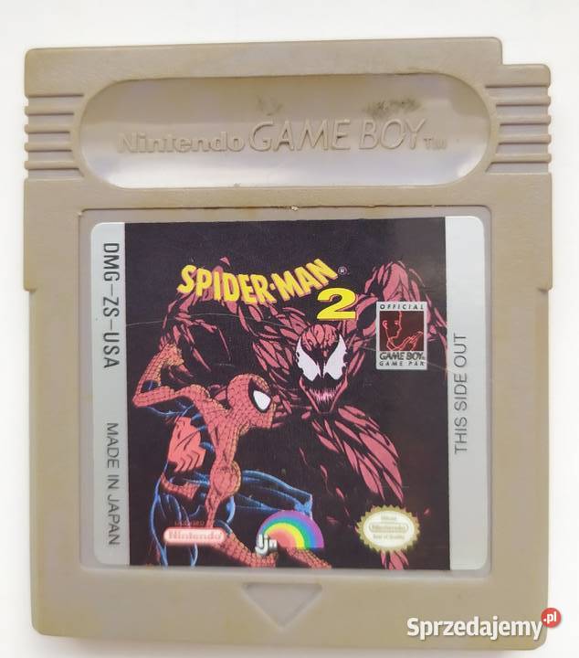 9 SPIDERMAN 2 GRA GAME BOY CLASSIC COLOR ORG Nośniki Łódź