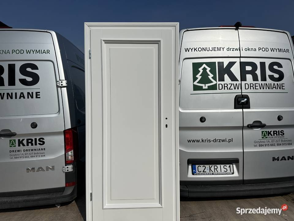 Drzwi wejściowe zewnętrzne drewniane sprzedam