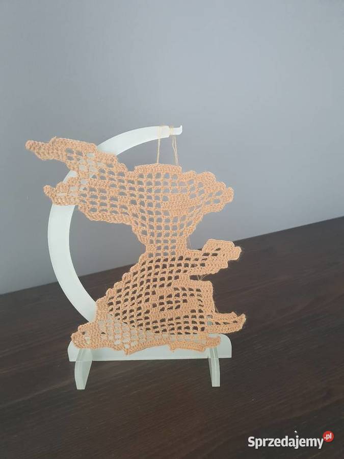 Zajączek Wielkanocny ozdoba okienna lubelskie