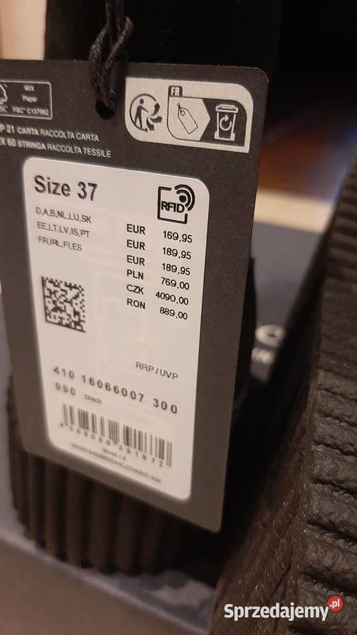 Botki Skórzane Damskie Marc OPolo 37 Czarne Nowa Sól