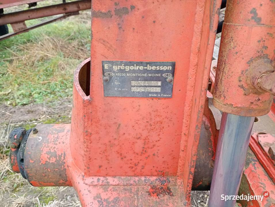 Pług Gregoire Betsson 3 skibowy obrotowy kujawsko-pomorskie Kowalewo Pomorskie