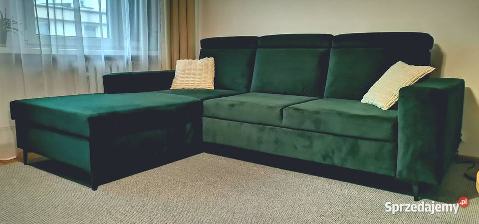 Sprzedam narożnik butelkowa zieleń Nowy Lublin