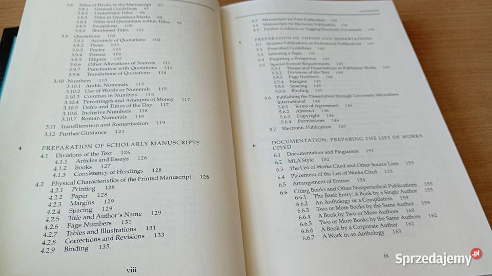 MLA style manual and guide to scholarly sprzedam