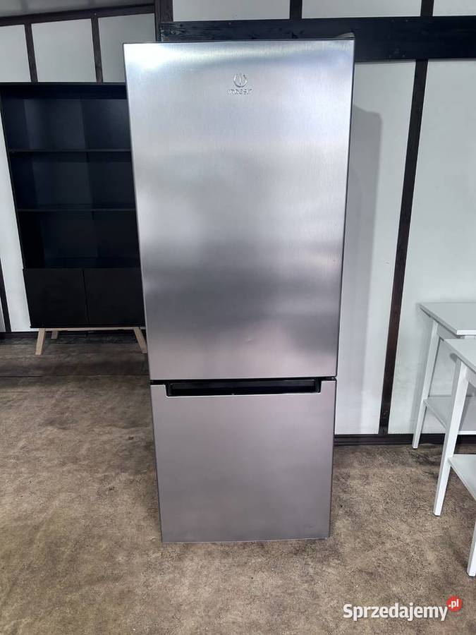 Lodówkozamrażarka Indesit srebrny INOX stal Rybnik sprzedam