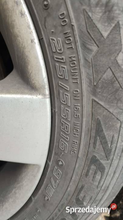 Felgi aluminiowe alufelgi koła Peugeot 5008 3008 Średnica 16" wielkopolskie Książ Wielkopolski