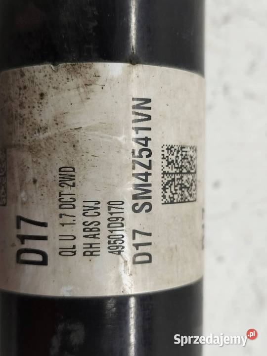 PÓŁOŚ PRAWY PRZÓD 16 CRDI 136 49501D9170 Hyundai