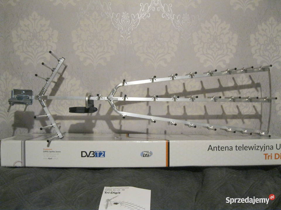 Antena telewizyjna Dipol 44/21-48 Tri Digit DVB-T/T2 UHF z filtrem LTE Syme