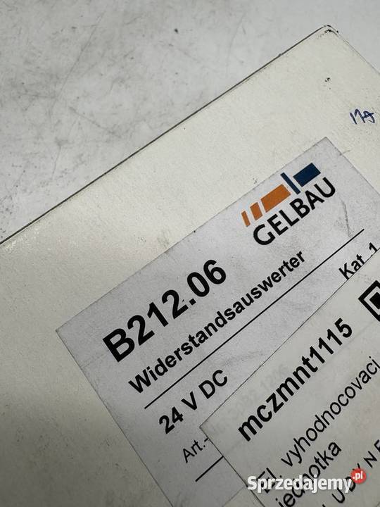 Gelbau B21206 Safety Relay Warszawa