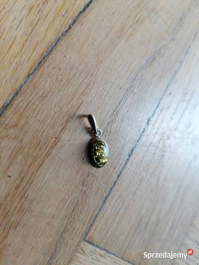 Kolczyki i zawieszka z bursztynu pomorskie Gdańsk