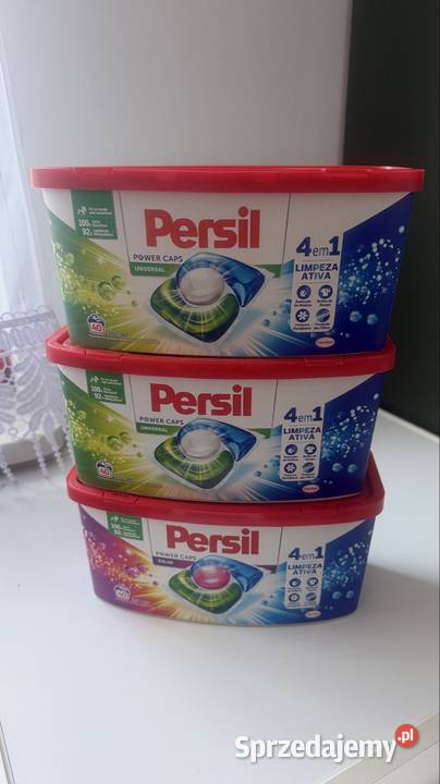 Persil Power Caps 40 kapsułek zestaw z 3 sztuk