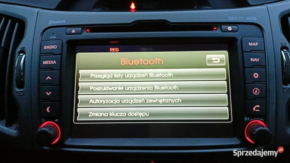 Kia Sportage polskie menu polski lektor mapy Aleksandrów Łódzki