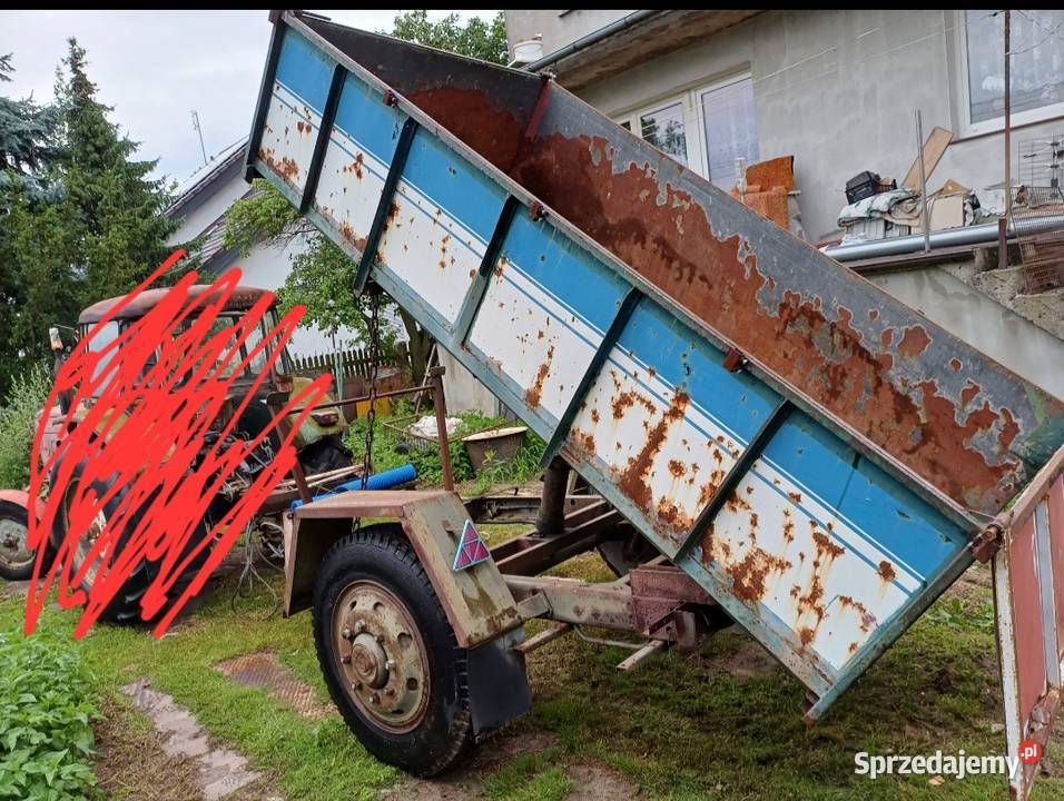 Przyczepa 1ośka traktorowa dolnośląskie Jelcz-Laskowice