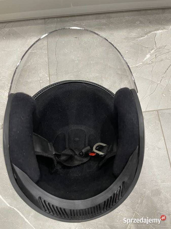 Kask Motocyklowy Czarny Pas Nerkowy Inowrocław sprzedam