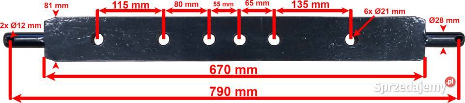 ZESTAW TUZ C360 Cięgła Wieszaki Łańcuchy Boczne Solec Kujawski