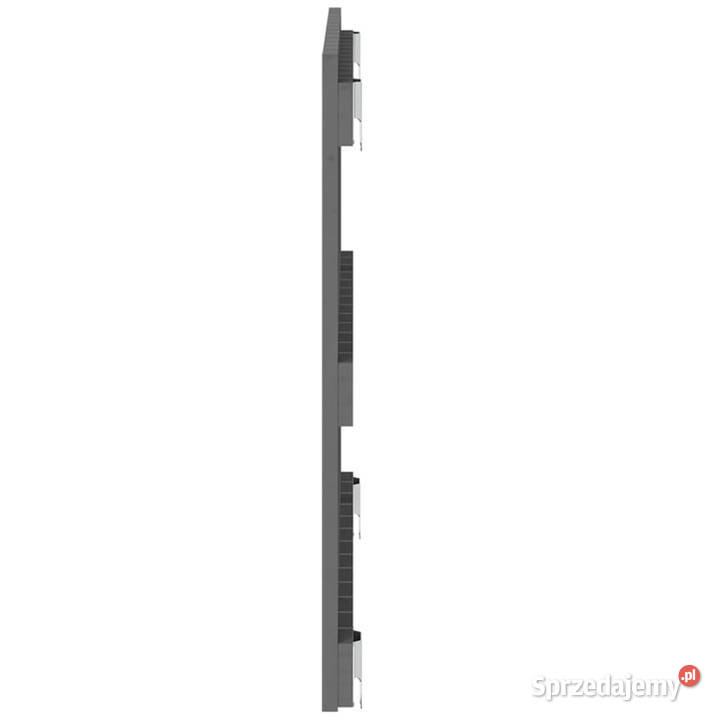 Wezgłowie łóżka szare 825x3x60 lite drewno Ramy i stelaże Meble mazowieckie