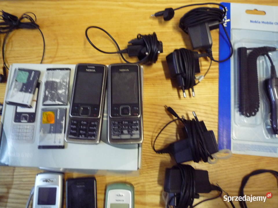 stare telefony komórkowe ładowarki słuchwki podkarpackie Chmiel