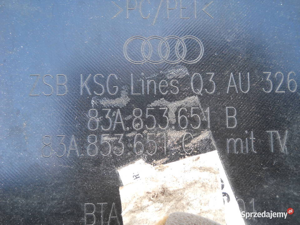 AUDI Q3 S LINE 83A 19 GRILL ATRAPA PRZÓD osobowe Siechnice