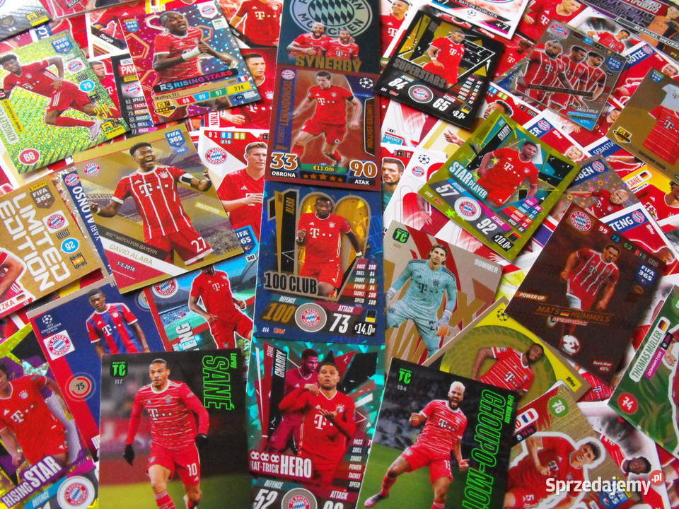 FC BAYERN MUNCHEN zestaw kart PANINI i inne śląskie Częstochowa