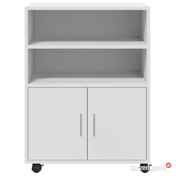 Szafka na kółkach biała 60x48x81 materiał sprzedam