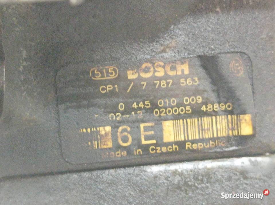 POMPA WTRYSKOWA 7787563 0445010009 25 D M57 Bmw Rok produkcji 2003 sprzedam